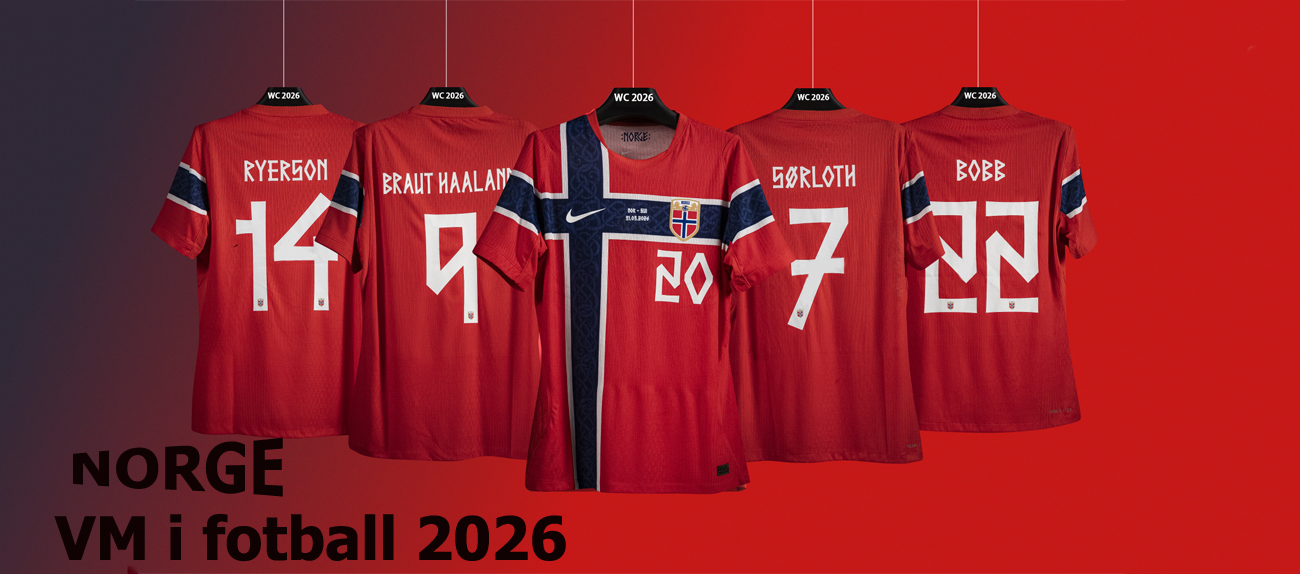 Kjøp VM 2026 Norge-drakt