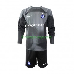 Billige Fotballdrakter Inter Milan Keeper Barn Hjemmedrakt 2022-2023 Langermet
