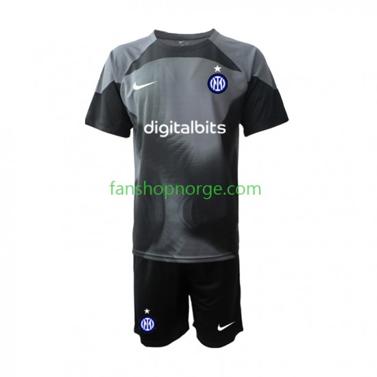Billige Fotballdrakter Inter Milan Keeper Barn Hjemmedrakt 2022-2023 Kortermet
