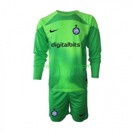 Billige Fotballdrakter Inter Milan Keeper Barn Tredjedrakt 2022-2023 Langermet