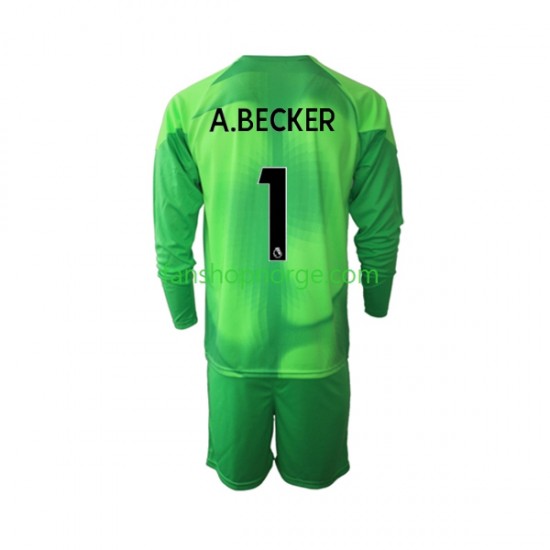 Billige Fotballdrakter Liverpool A.Becker 1 Keeper Barn Tredjedrakt 2022-2023 Langermet