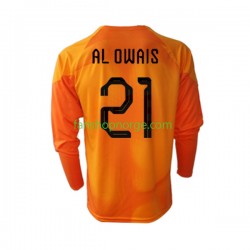 Billige Fotballdrakter Saudi-Arabia Mohammed Al-Owais 21 Keeper Herre Bortedrakt World Cup 2022 Langermet