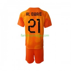 Billige Fotballdrakter Saudi-Arabia Mohammed Al-Owais 21 Keeper Barn Bortedrakt World Cup 2022 Kortermet