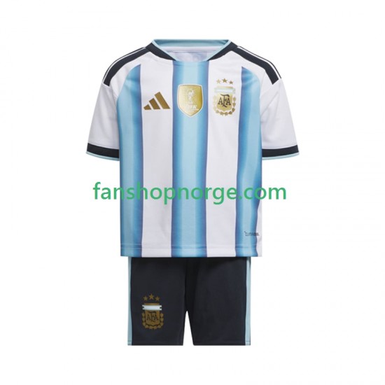 Billige Fotballdrakter Argentina Barn Hjemmedrakt World Cup 2026 Kortermet