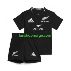 Rugby Fotballdrakter ALL BLACKS Barn Hjemmedrakt 2023 Kortermet