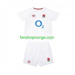 Rugby Fotballdrakter England Barn Hjemmedrakt 2024 Kortermet