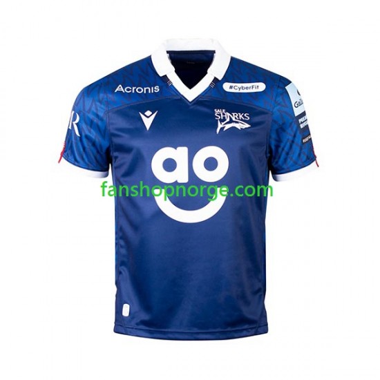 Rugby Fotballdrakter Sale Sharks Herre Hjemmedrakt 2023 Kortermet