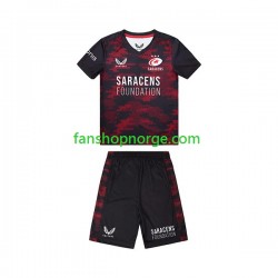 Rugby Fotballdrakter Saracens Barn Hjemmedrakt 2023 Kortermet