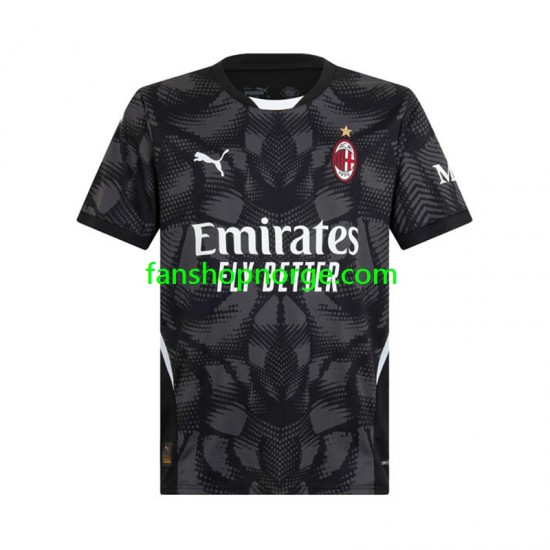 Billige Fotballdrakter AC Milan Keeper Herre Hjemmedrakt 2024-2025 Kortermet