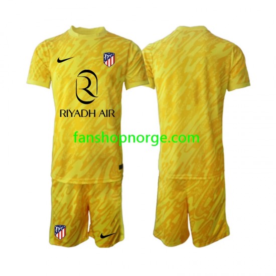 Billige Fotballdrakter Atlético Madrid Keeper Barn Tredjedrakt 2024-2025 Kortermet