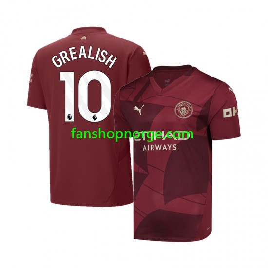 Billige Fotballdrakter Manchester City Jack Grealish 10 Herre Tredjedrakt 2024-2025 Kortermet