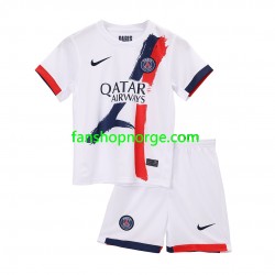 Billige Fotballdrakter Paris Saint-Germain Barn Bortedrakt 2024-2025 Kortermet