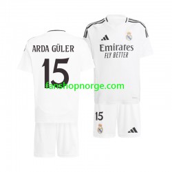 Billige Fotballdrakter Real Madrid Arda Guler 15 Barn Hjemmedrakt 2024-2025 Kortermet