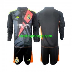 Billige Fotballdrakter Real Madrid Keeper Barn Bortedrakt 2024-2025 Langermet