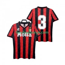 Billige Fotballdrakter AC Milan 3 1993 Retro Herre Hjemmedrakt 1994 Kortermet