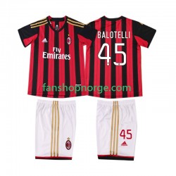Billige Fotballdrakter AC Milan BALOTELL 45 2013 2014 Retro Barn Hjemmedrakt Kortermet