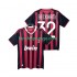 Billige Fotballdrakter AC Milan BECKHAM 32 2009 Retro Herre Hjemmedrakt 2010 Kortermet