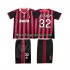 Billige Fotballdrakter AC Milan BECKHAM 32 2009 Retro Barn Hjemmedrakt 2010 Kortermet