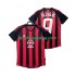 Billige Fotballdrakter AC Milan INZAGHI 9 2003 Retro Herre Hjemmedrakt 2002 Kortermet
