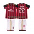 Billige Fotballdrakter AC Milan KAKA 22 2013 2014 Retro Barn Hjemmedrakt Kortermet