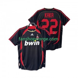 Billige Fotballdrakter AC Milan KAKA 22 2007 Retro Herre Tredjedrakt 2006 Kortermet