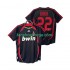 Billige Fotballdrakter AC Milan KAKA 22 2007 Retro Herre Tredjedrakt 2006 Kortermet
