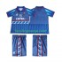 Billige Fotballdrakter AC Milan 1995 1996 Retro Barn Bortedrakt Kortermet