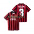 Billige Fotballdrakter AC Milan MALDINI 3 1996 1997 Retro Herre Hjemmedrakt Kortermet