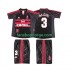 Billige Fotballdrakter AC Milan MALDINI 3 Retro Barn Tredjedrakt 1998 1999 Kortermet