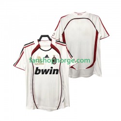 Billige Fotballdrakter AC Milan 2007 Retro Herre Bortedrakt 2006 Kortermet