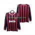 Billige Fotballdrakter AC Milan 2009 Retro Herre Hjemmedrakt 2010 Langermet