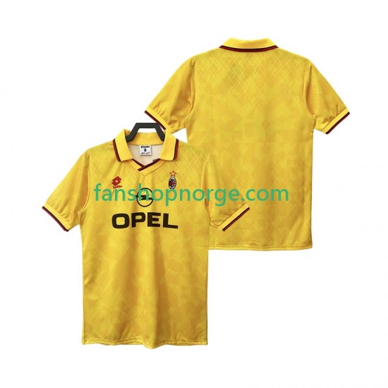 Billige Fotballdrakter AC Milan 1995 1996 Retro Herre Tredjedrakt Kortermet
