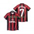 Billige Fotballdrakter AC Milan SHEVCHENKO 7 Retro Herre Hjemmedrakt 1998 1999 Kortermet