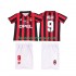 Billige Fotballdrakter AC Milan WEAH 9 1996 1997 Retro Barn Hjemmedrakt Kortermet
