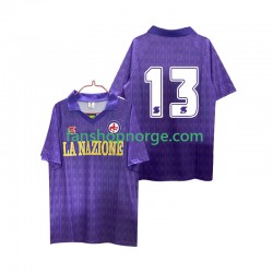 Billige Fotballdrakter Fiorentina 13 1989 1990 Retro Herre Hjemmedrakt Kortermet
