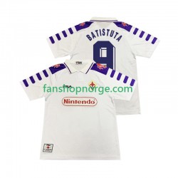 Billige Fotballdrakter Fiorentina BASTUTA 9 Retro Herre Bortedrakt 1998 1999 Kortermet