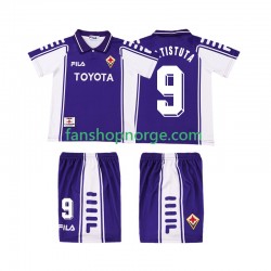 Billige Fotballdrakter Fiorentina BASTUTA 9 2000 Retro Barn Hjemmedrakt 1999 Kortermet