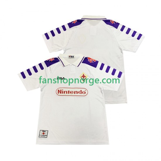 Billige Fotballdrakter Fiorentina Retro Herre Bortedrakt 1998 1999 Kortermet