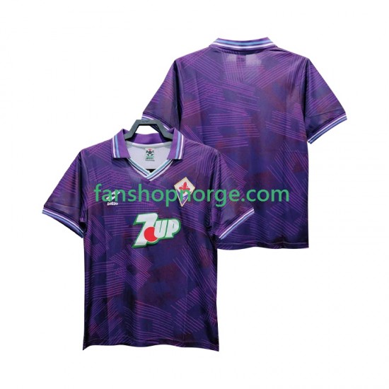 Billige Fotballdrakter Fiorentina 1992 1993 Retro Herre Hjemmedrakt Kortermet