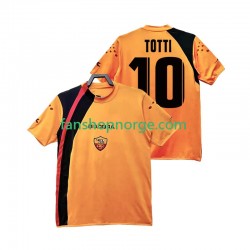 Billige Fotballdrakter Roma TOTTI 10 2005 Retro Herre Hjemmedrakt 2006 Kortermet