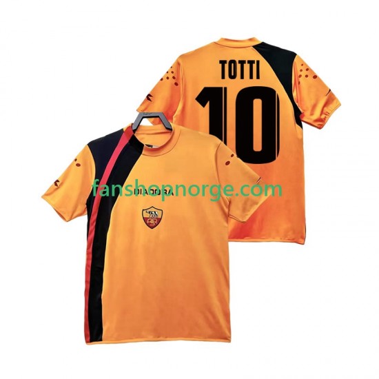 Billige Fotballdrakter Roma TOTTI 10 2005 Retro Herre Hjemmedrakt 2006 Kortermet