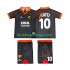 Billige Fotballdrakter Roma TOTTI 10 2000 Retro Barn Bortedrakt 1999 Kortermet