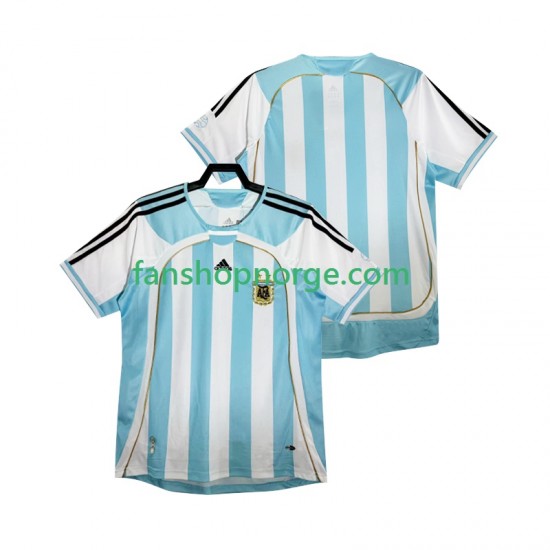 Billige Fotballdrakter Argentina 2014 Retro Herre Hjemmedrakt Kortermet