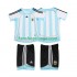Billige Fotballdrakter Argentina 2007 Retro Barn Hjemmedrakt 2006 Kortermet