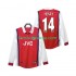 Billige Fotballdrakter Arsenal Henry 14 Retro Herre Hjemmedrakt 1998 1999 Langermet