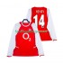 Billige Fotballdrakter Arsenal Henry 14 2003 Retro Herre Hjemmedrakt 2002 Langermet