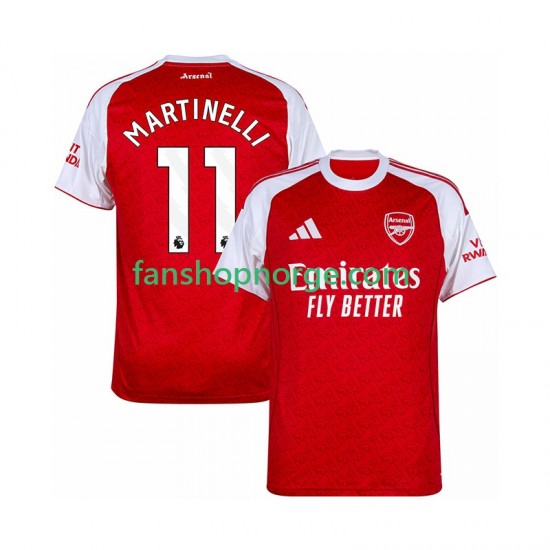 Billige Fotballdrakter Arsenal Martin Zubimendi 11 Herre Hjemmedrakt 2025-2026 Kortermet