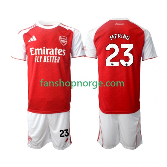 Billige Fotballdrakter Arsenal Merino 23 Barn Hjemmedrakt 2025-2026 Kortermet