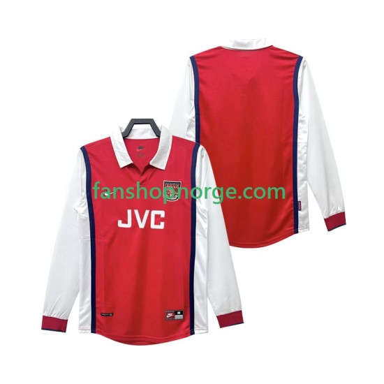 Billige Fotballdrakter Arsenal Retro Herre Hjemmedrakt 1998 1999 Langermet
