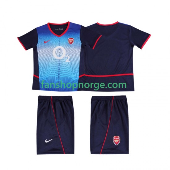 Billige Fotballdrakter Arsenal Retro Barn Bortedrakt 2002 2004 Kortermet
